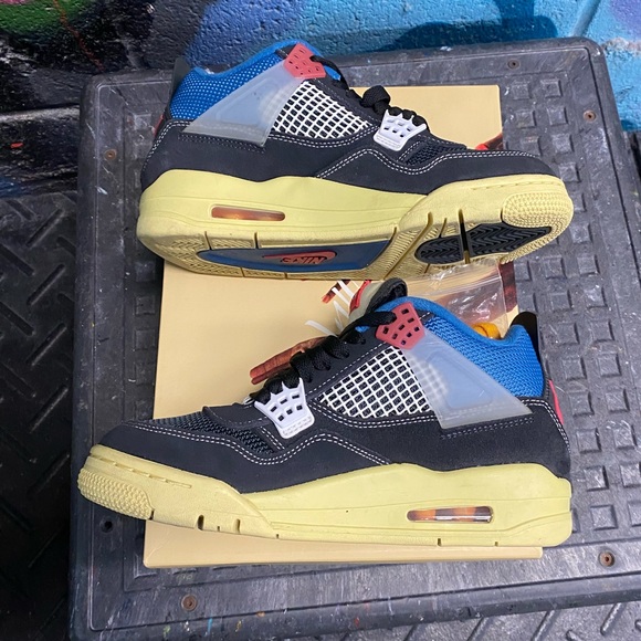 Air Jordan 4 Retro “Union off Noir” - Picture 6 of 9